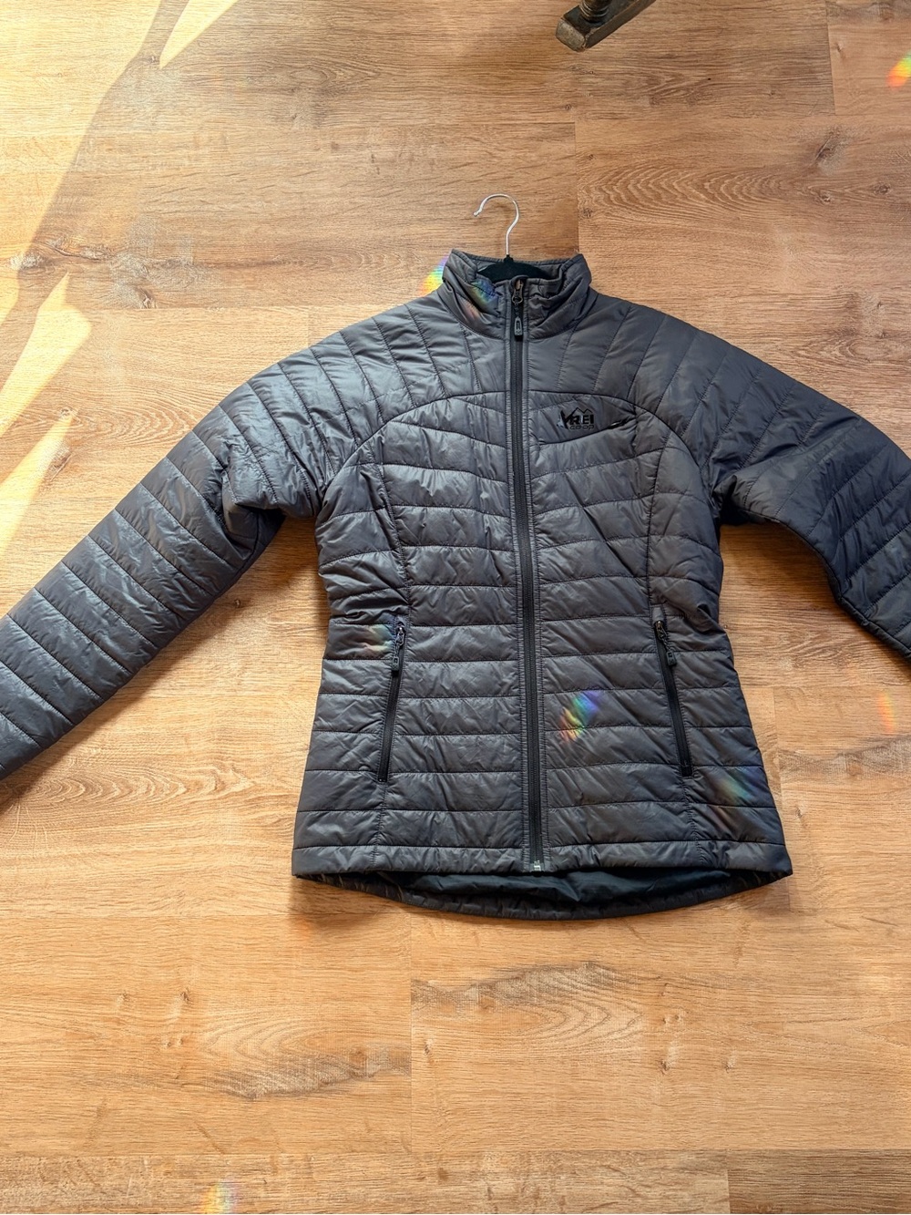 REI Women’s Quilted Insulated Puffer Jacket - Charcoal
